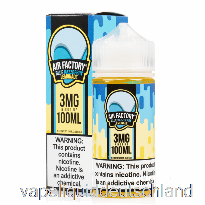 Blue Razzberry Limonade - Air Factory - 100 Ml 3 Mg Vape Deutschland